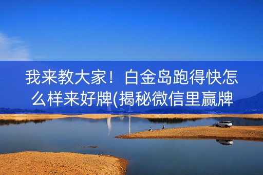 我来教大家！白金岛跑得快怎么样来好牌(揭秘微信里赢牌技巧)