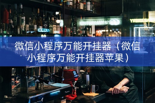 微信小程序万能开挂器（微信小程序万能开挂器苹果）