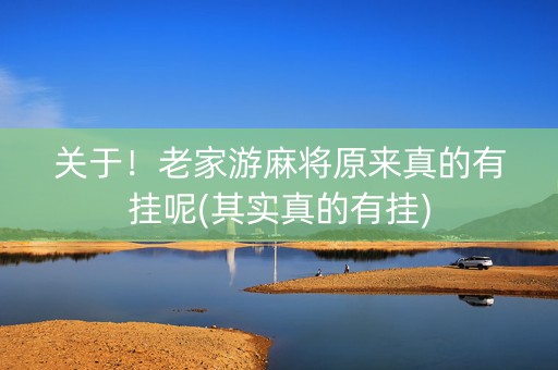 关于！老家游麻将原来真的有挂呢(其实真的有挂)