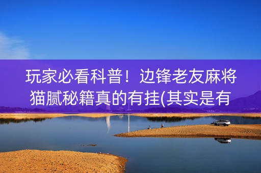 玩家必看科普！边锋老友麻将猫腻秘籍真的有挂(其实是有挂确实有挂)