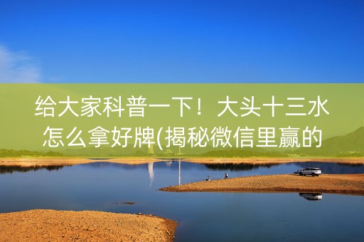 给大家科普一下！大头十三水怎么拿好牌(揭秘微信里赢的诀窍)