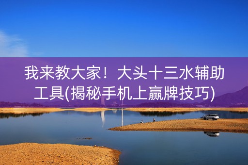 我来教大家！大头十三水辅助工具(揭秘手机上赢牌技巧)