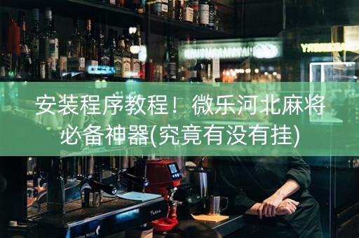 安装程序教程！微乐河北麻将必备神器(究竟有没有挂)