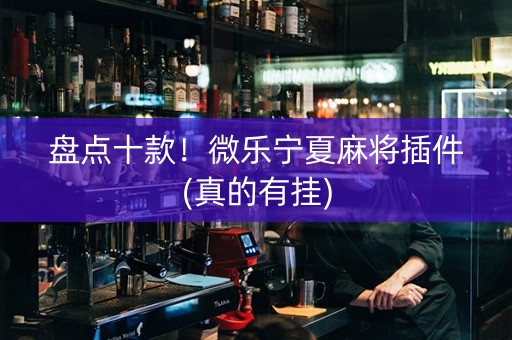 盘点十款！微乐宁夏麻将插件(真的有挂)