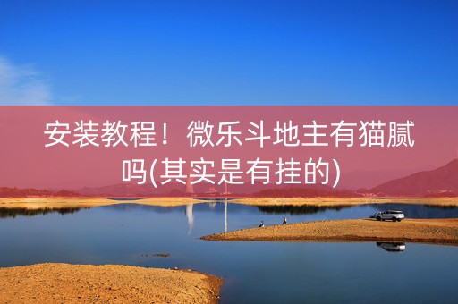 安装教程！微乐斗地主有猫腻吗(其实是有挂的)
