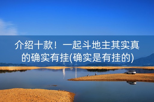 介绍十款！一起斗地主其实真的确实有挂(确实是有挂的)
