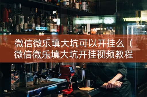 微信微乐填大坑可以开挂么（微信微乐填大坑开挂视频教程）