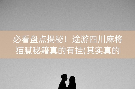 必看盘点揭秘！途游四川麻将猫腻秘籍真的有挂(其实真的有挂)