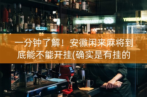 一分钟了解！安徽闲来麻将到底能不能开挂(确实是有挂的)