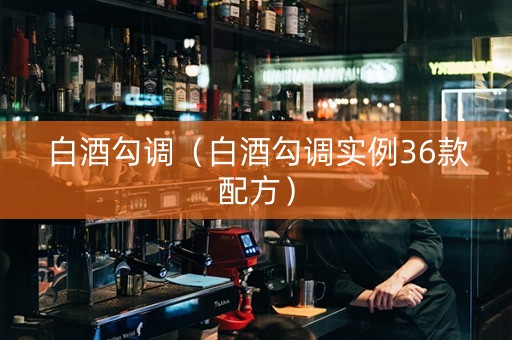 白酒勾调（白酒勾调实例36款配方）