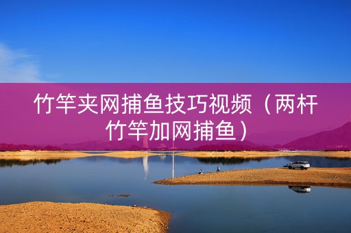 竹竿夹网捕鱼技巧视频（两杆竹竿加网捕鱼）