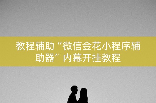 教程辅助“微信金花小程序辅助器”内幕开挂教程