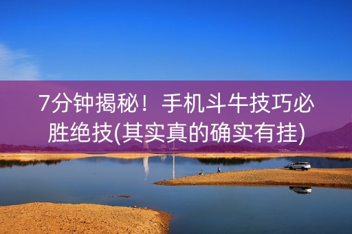7分钟揭秘！手机斗牛技巧必胜绝技(其实真的确实有挂)