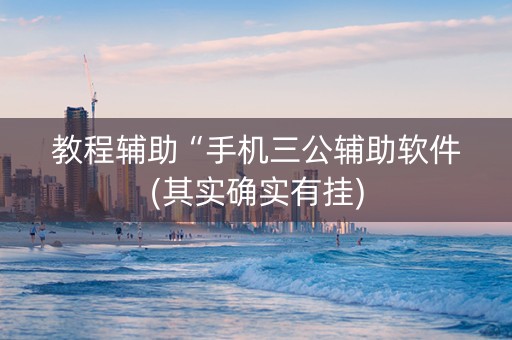 教程辅助“手机三公辅助软件(其实确实有挂)