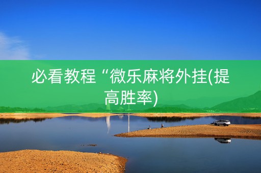 必看教程“微乐麻将外挂(提高胜率)