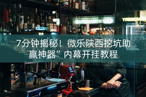 7分钟揭秘！微乐陕西挖坑助赢神器”内幕开挂教程