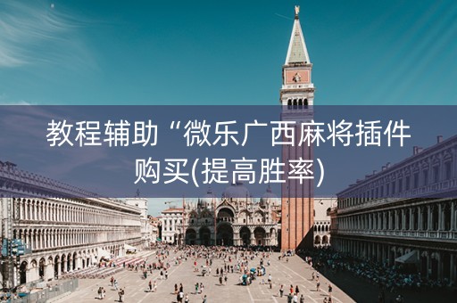 教程辅助“微乐广西麻将插件购买(提高胜率)