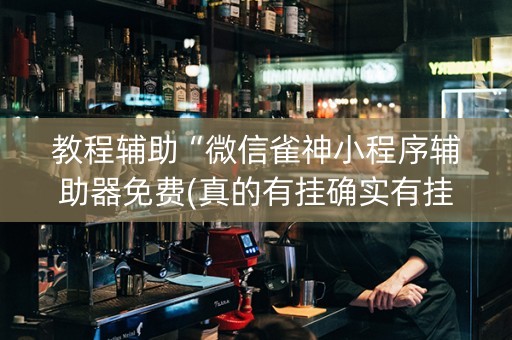教程辅助“微信雀神小程序辅助器免费(真的有挂确实有挂)