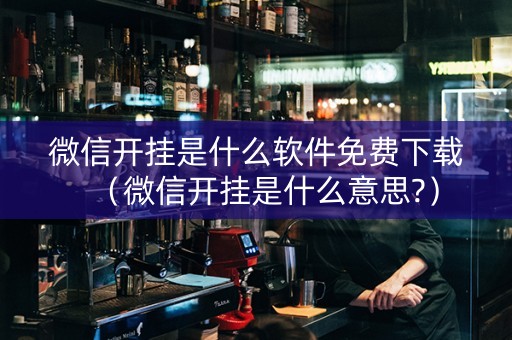 微信开挂是什么软件免费下载（微信开挂是什么意思?）