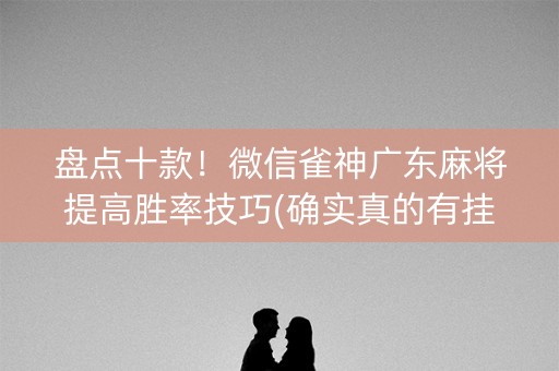盘点十款！微信雀神广东麻将提高胜率技巧(确实真的有挂)