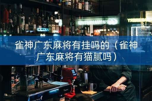 雀神广东麻将有挂吗的（雀神广东麻将有猫腻吗）