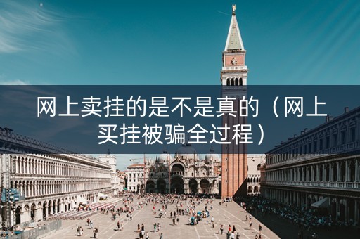 网上卖挂的是不是真的（网上买挂被骗全过程）