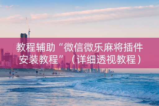 教程辅助“微信微乐麻将插件安装教程”（详细透视教程）-哔哩哔哩