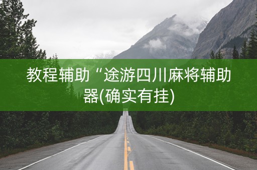 教程辅助“途游四川麻将辅助器(确实有挂)