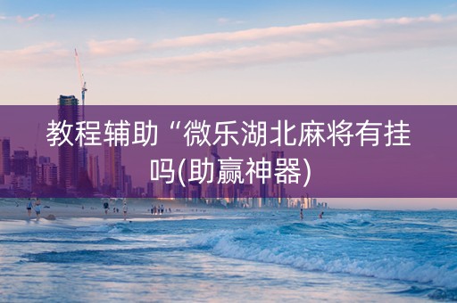 教程辅助“微乐湖北麻将有挂吗(助赢神器)