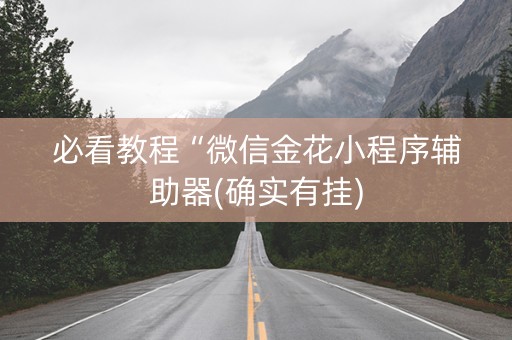 必看教程“微信金花小程序辅助器(确实有挂)