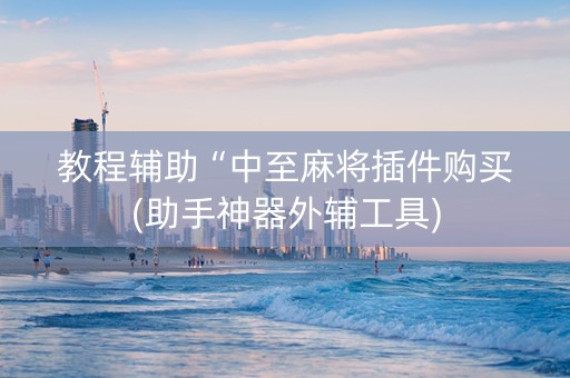 教程辅助“中至麻将插件购买(助手神器外辅工具)