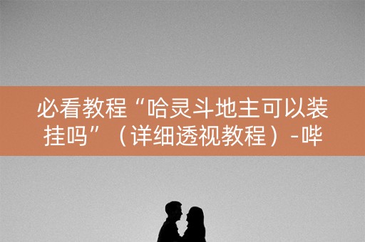 必看教程“哈灵斗地主可以装挂吗”（详细透视教程）-哔哩哔哩