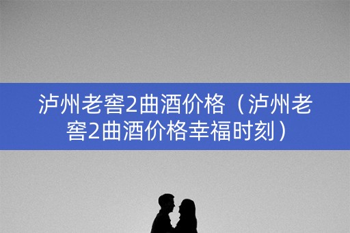 泸州老窖2曲酒价格（泸州老窖2曲酒价格幸福时刻）