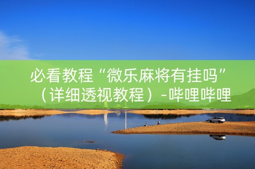 必看教程“微乐麻将有挂吗”（详细透视教程）-哔哩哔哩