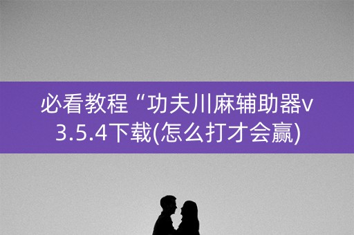 必看教程“功夫川麻辅助器v3.5.4下载(怎么打才会赢)