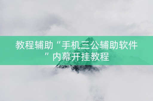 教程辅助“手机三公辅助软件”内幕开挂教程