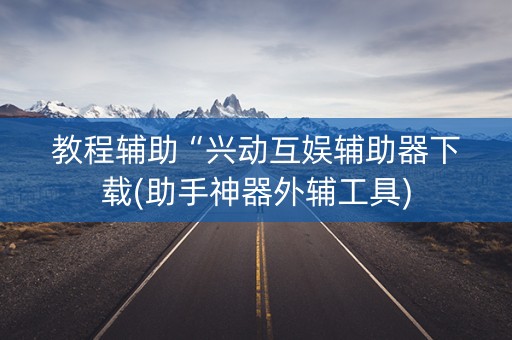 教程辅助“兴动互娱辅助器下载(助手神器外辅工具)