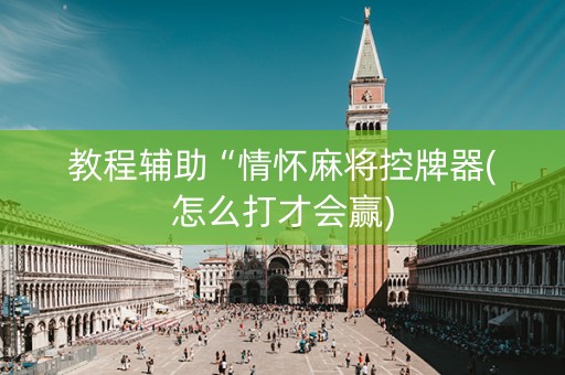 教程辅助“情怀麻将控牌器(怎么打才会赢)