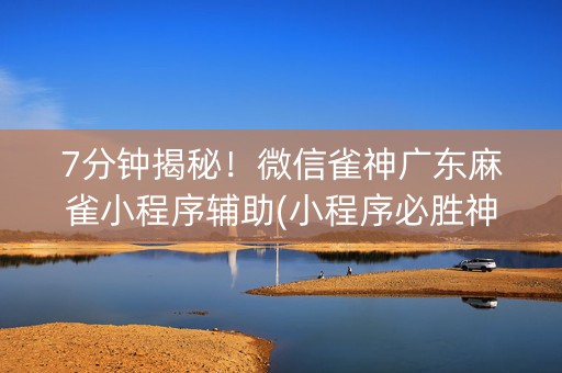 7分钟揭秘！微信雀神广东麻雀小程序辅助(小程序必胜神器)