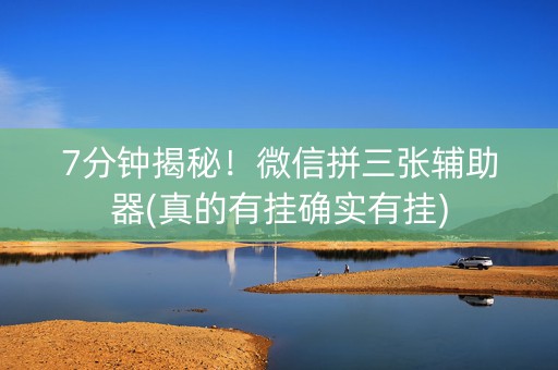 7分钟揭秘！微信拼三张辅助器(真的有挂确实有挂)