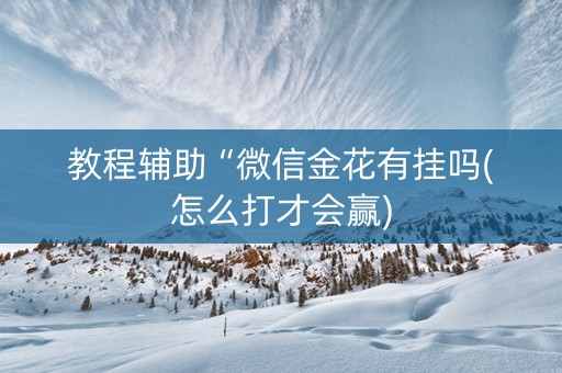 教程辅助“微信金花有挂吗(怎么打才会赢)