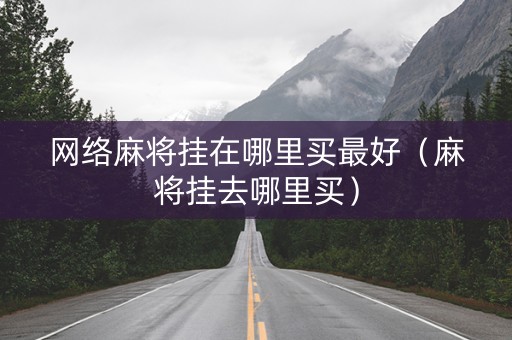 网络麻将挂在哪里买最好（麻将挂去哪里买）