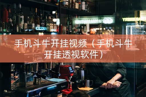 手机斗牛开挂视频（手机斗牛开挂透视软件）