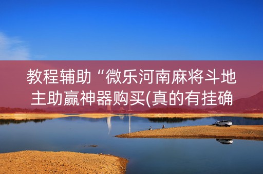 教程辅助“微乐河南麻将斗地主助赢神器购买(真的有挂确实有挂)