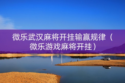 微乐武汉麻将开挂输赢规律（微乐游戏麻将开挂）