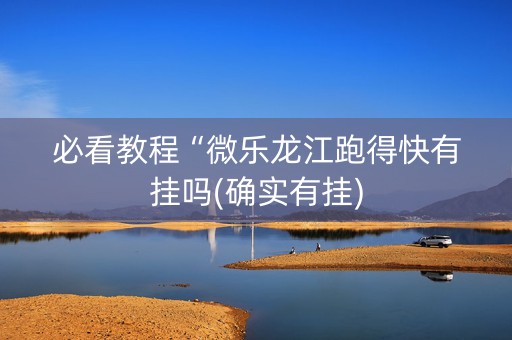 必看教程“微乐龙江跑得快有挂吗(确实有挂)