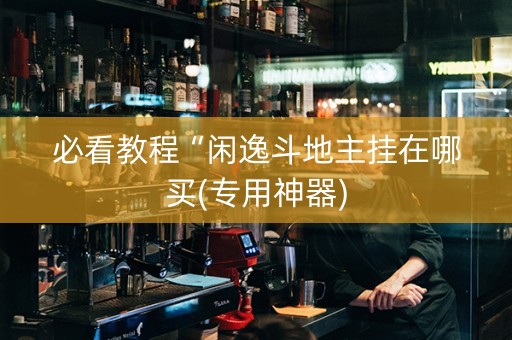 必看教程“闲逸斗地主挂在哪买(专用神器)