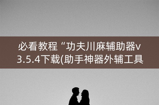 必看教程“功夫川麻辅助器v3.5.4下载(助手神器外辅工具)