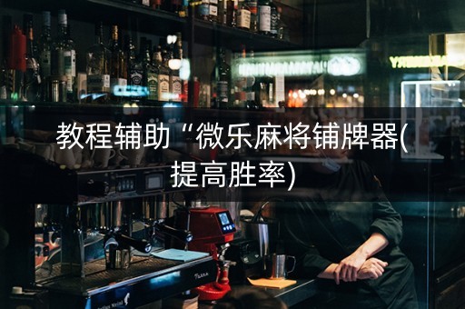 教程辅助“微乐麻将铺牌器(提高胜率)