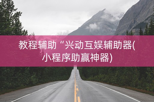 教程辅助“兴动互娱辅助器(小程序助赢神器)